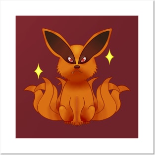 Nine tails fox Posters and Art